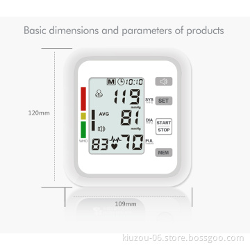 CE approved Intelligent High Accuracy Digital Blood Pressure Monitor Medical Arm Blood Meter Electric BP monitor
